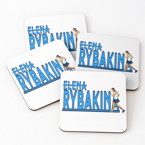 Item preview, RYBAKINA blue text designed and sold by AissTee.