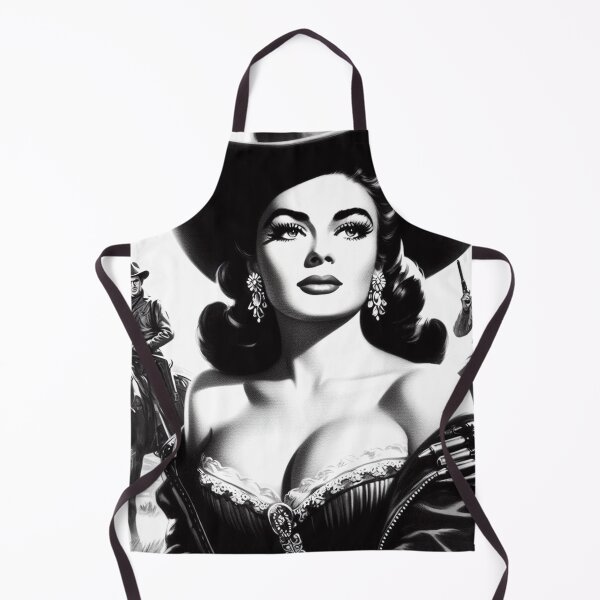 Item preview, Retro Cowgirl Pin-up designed and sold by PulpVintage.