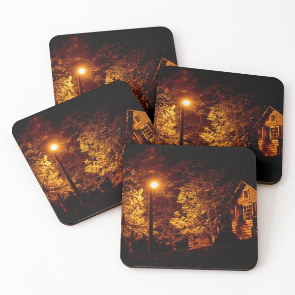 Item preview, Cabin in the Woods at Night designed and sold by jrtwynam.