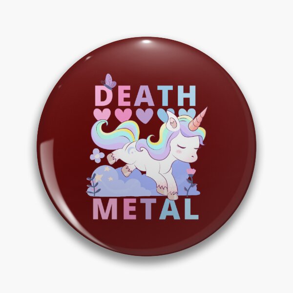 Item preview, Death Metal- Adorable Unicorn rainbow designed and sold by Serenpa.