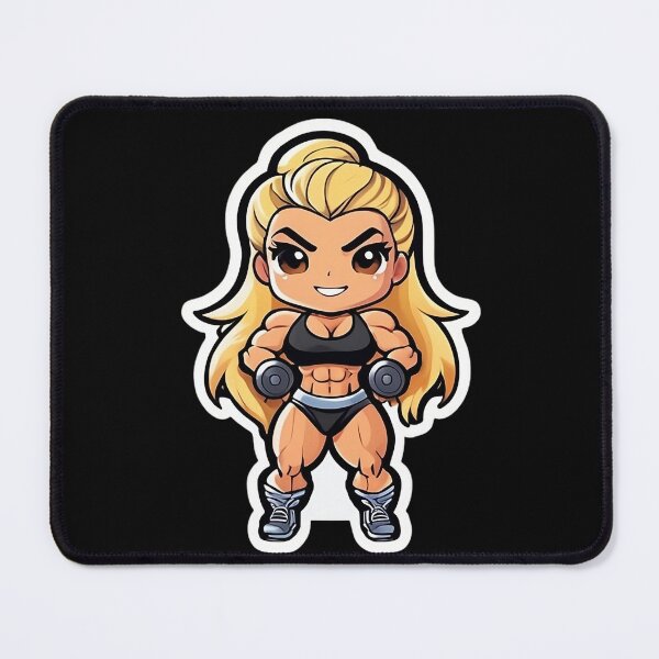 Item preview, Design of a Blonde Muscle Woman designed and sold by AceStyleDesigns.