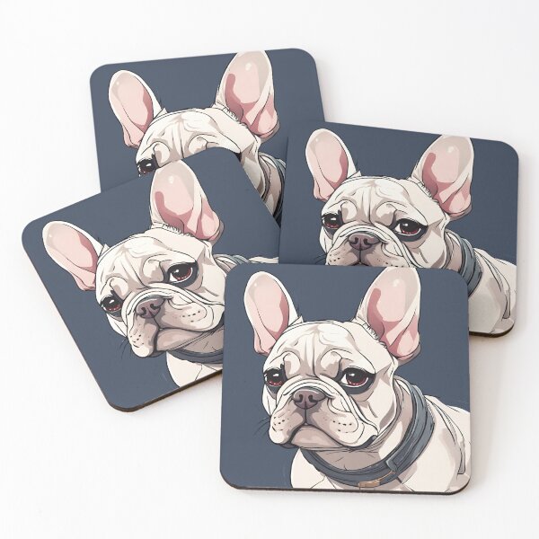 Item preview, French bulldog portrait designed and sold by MollyPetDesigns.