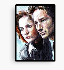 The X-files Canvas Print