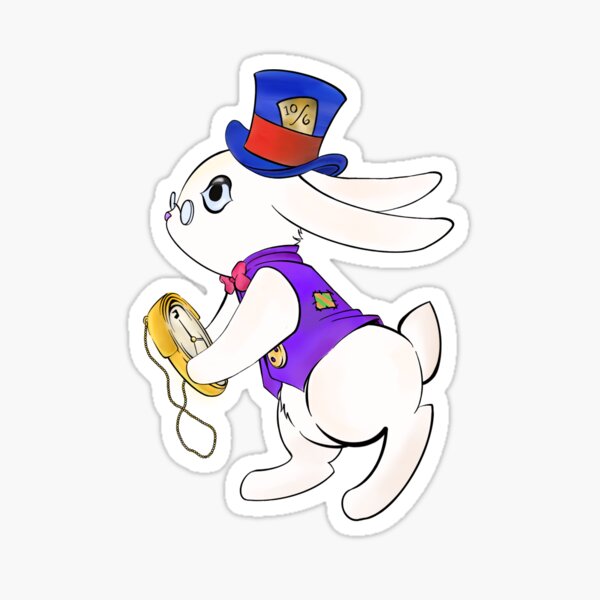 Item preview, Alice in Wonderland White Rabbit designed and sold by ikigaiartist.