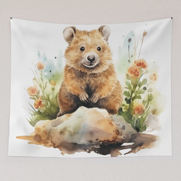 Item preview, Cute Quokka Illustration designed and sold by TheAnimalZ00.