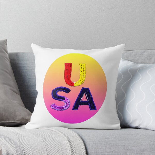 Item preview, letter USA, monogram. typography collage. ABC art. gift 2024 designed and sold by Minibubb.
