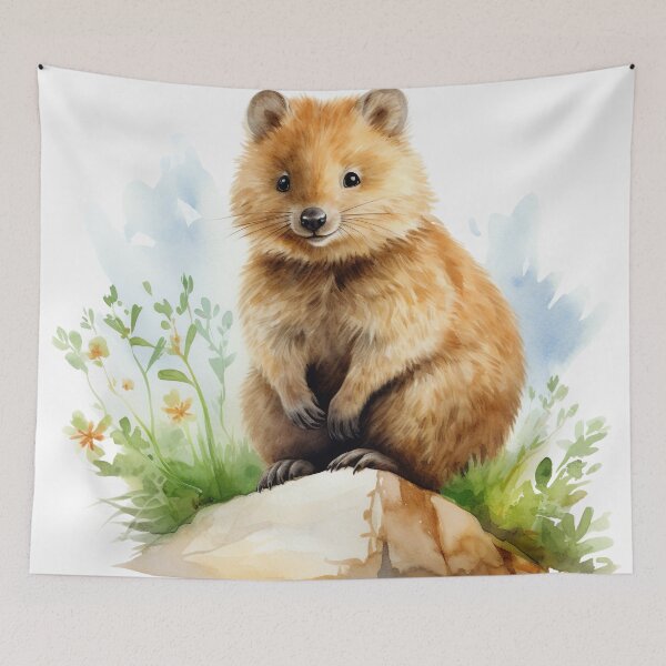 Item preview, Quokka Illustration designed and sold by TheAnimalZ00.