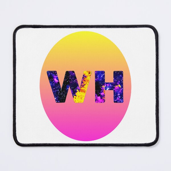 Item preview, letter WH, monogram. typography collage. ABC art. gift 2024 designed and sold by Minibubb.