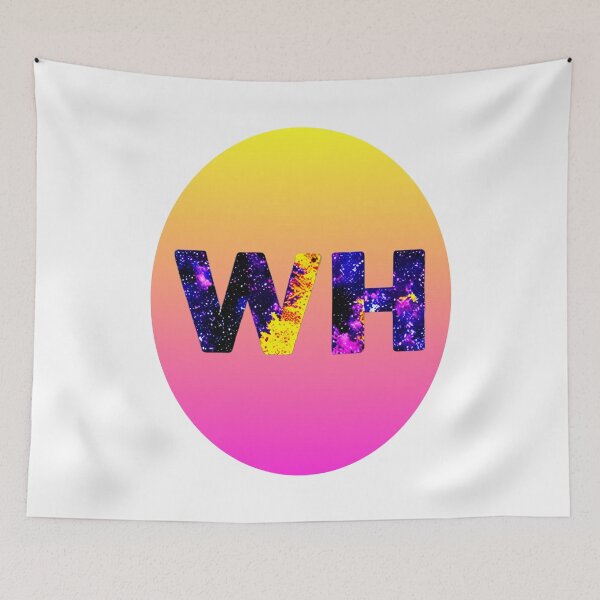 Item preview, letter WH, monogram. typography collage. ABC art. gift 2024 designed and sold by Minibubb.