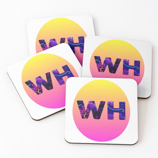 Item preview, letter WH, monogram. typography collage. ABC art. gift 2024 designed and sold by Minibubb.