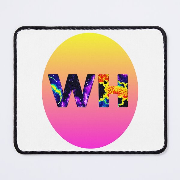 Item preview, letter WH, monogram. typography collage. ABC art. gift 2024 designed and sold by Minibubb.