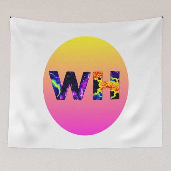 Item preview, letter WH, monogram. typography collage. ABC art. gift 2024 designed and sold by Minibubb.