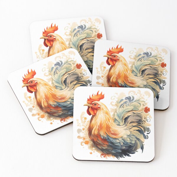 Item preview, Rooster Illustration designed and sold by TheAnimalZ00.