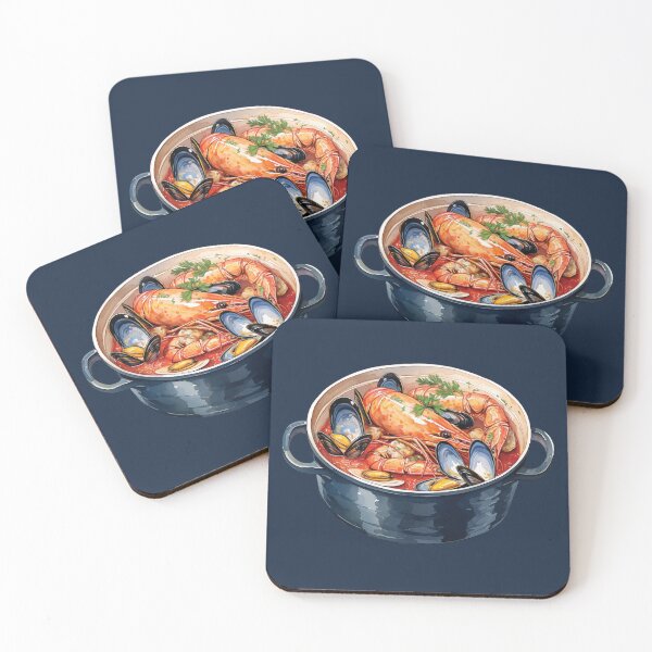 Item preview, Bouillabaisse - French Seafood Stew designed and sold by Alicia Chee.