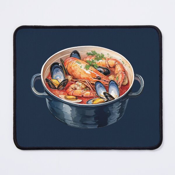 Item preview, Bouillabaisse - French Seafood Stew designed and sold by Alicia Chee.