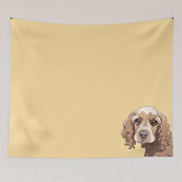 Item preview, Cute cocker spaniel portrait designed and sold by MollyPetDesigns.