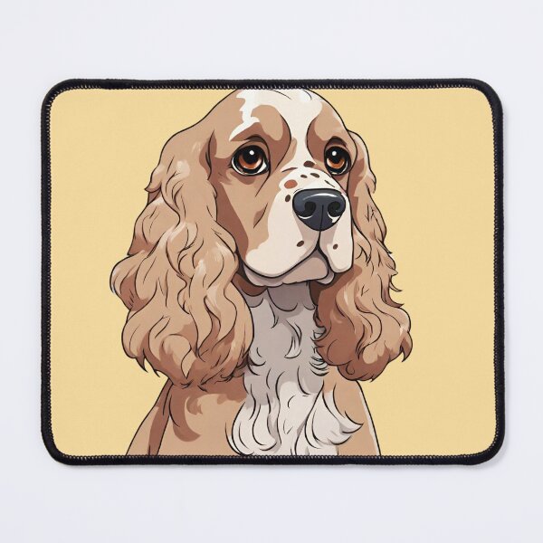 Item preview, Cute cocker spaniel portrait designed and sold by MollyPetDesigns.