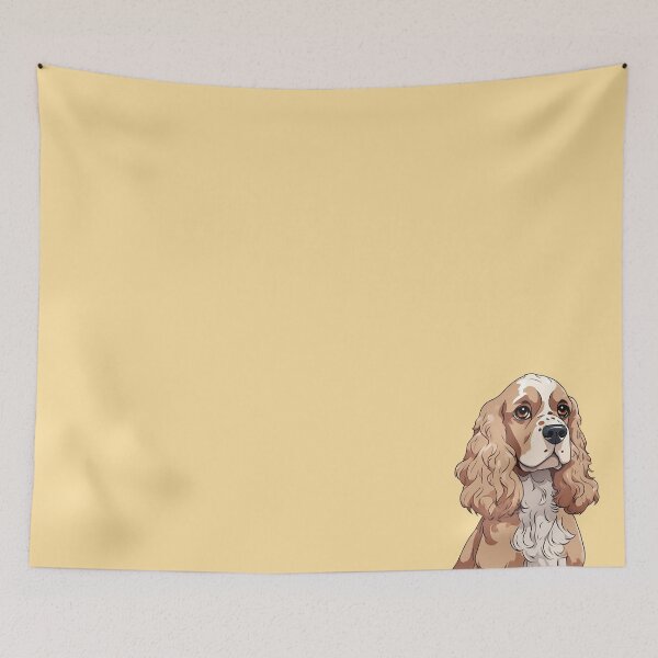 Item preview, Cute cocker spaniel portrait designed and sold by MollyPetDesigns.