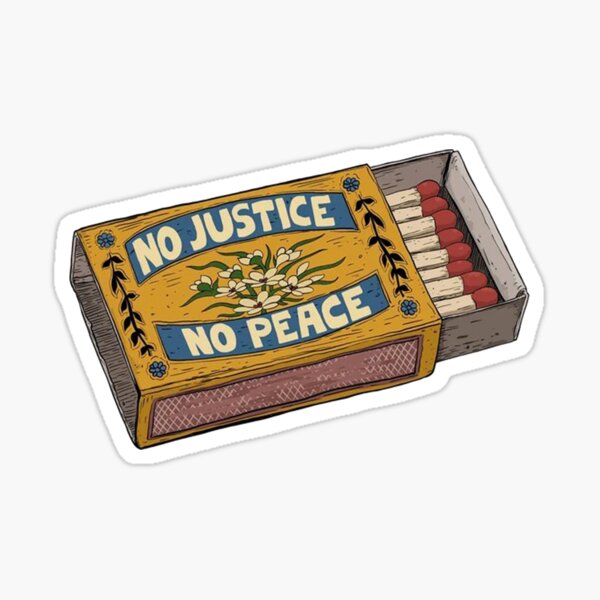Vista previa del artículo con la obra «Sin justicia no hay paz Anarquía», diseñado y vendido por jerayasixa.