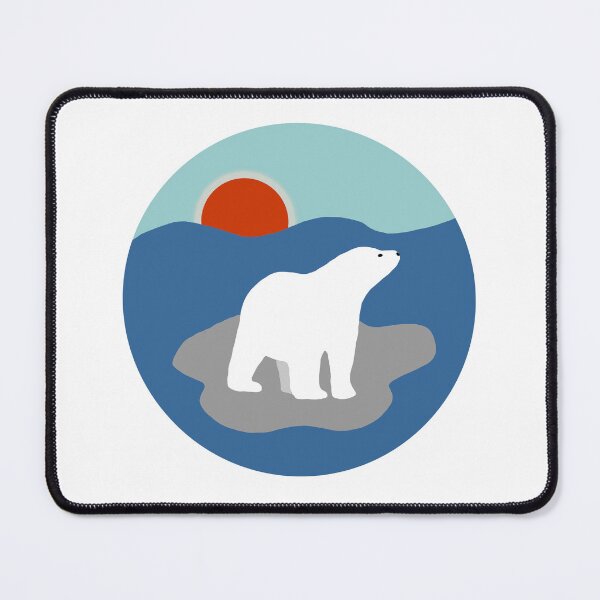 Item preview, Polar Bear on an Ice Floe With a Low Sun designed and sold by CoastalCaptures.
