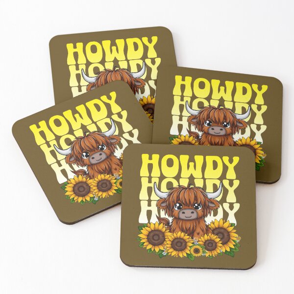 Item preview, Howdy Howdy Howdy Highland Cow designed and sold by DetourShirts.