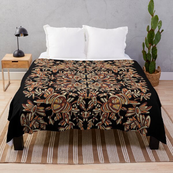 Item preview, A symmetrical curvy lined design in warm tan coloring designed and sold by DaveDanchuk.