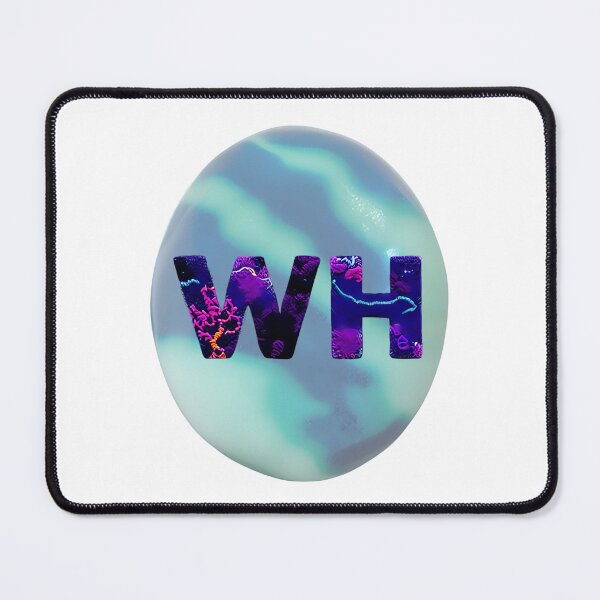 Item preview, letter WH, monogram 2. typography collage. ABC art. gift designed and sold by Minibubb.