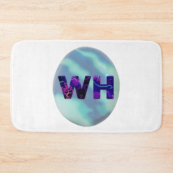 Item preview, letter WH, monogram 2. typography collage. ABC art. gift designed and sold by Minibubb.