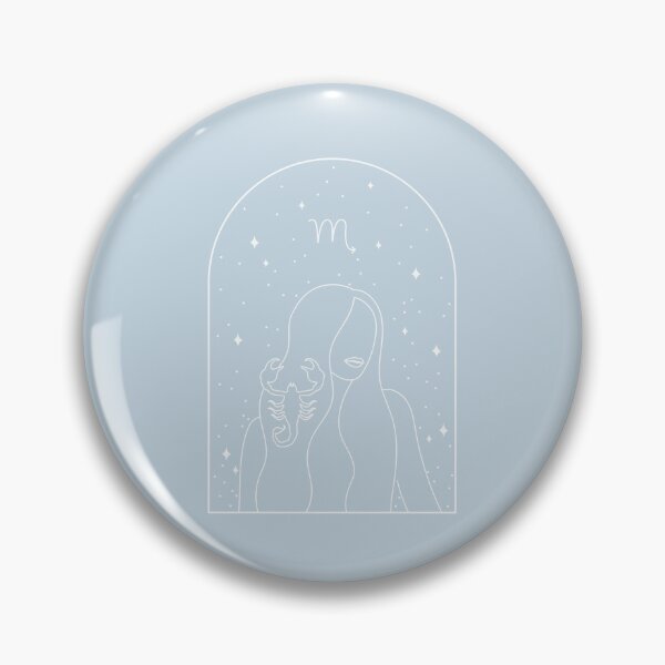 Item preview, Scorpius Zodiac Sign | Pastel Blue Aesthetic designed and sold by RM-Journey.