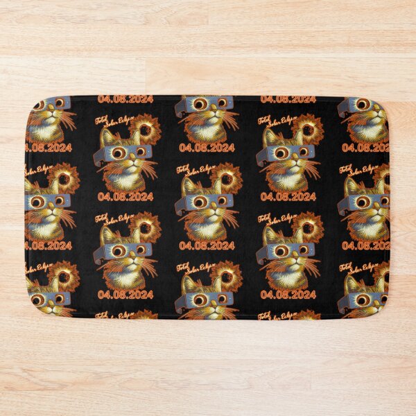 Item preview, Cat Wearing Solar Eclipse Glasses  designed and sold by WoodburyLake.