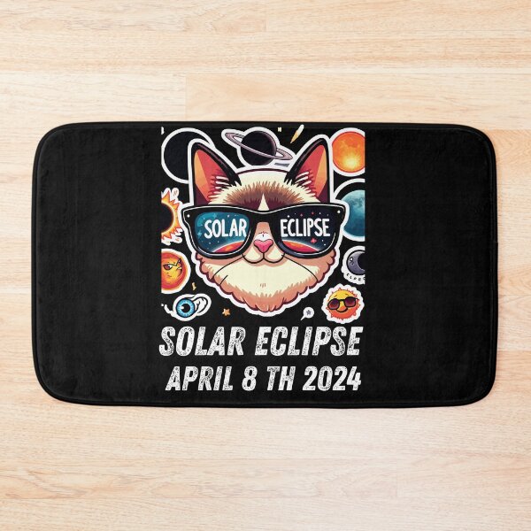 Item preview, View Totality April 8 2024 Astronomy Cat Lover Solar Eclipse designed and sold by BOUCHERIT amine.