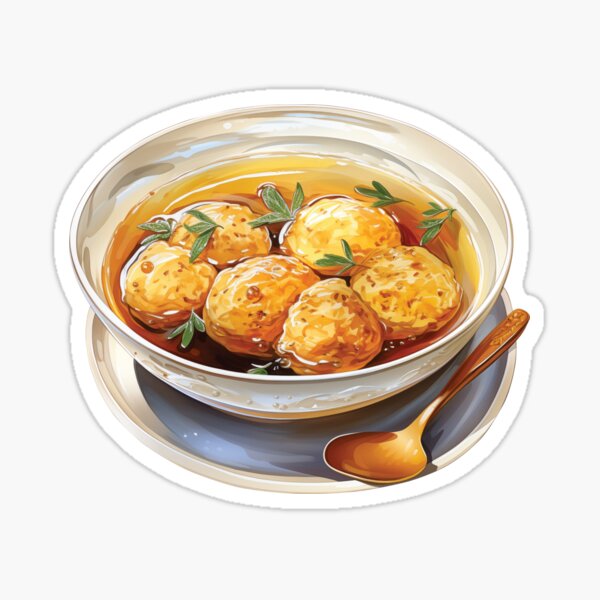 Item preview, Bowl of Matzah Ball Soup designed and sold by Alicia Chee.