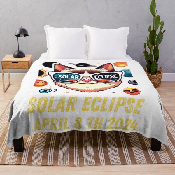 Item preview, View Totality April 8 2024 Astronomy Cat Lover Solar Eclipse designed and sold by BOUCHERIT amine.