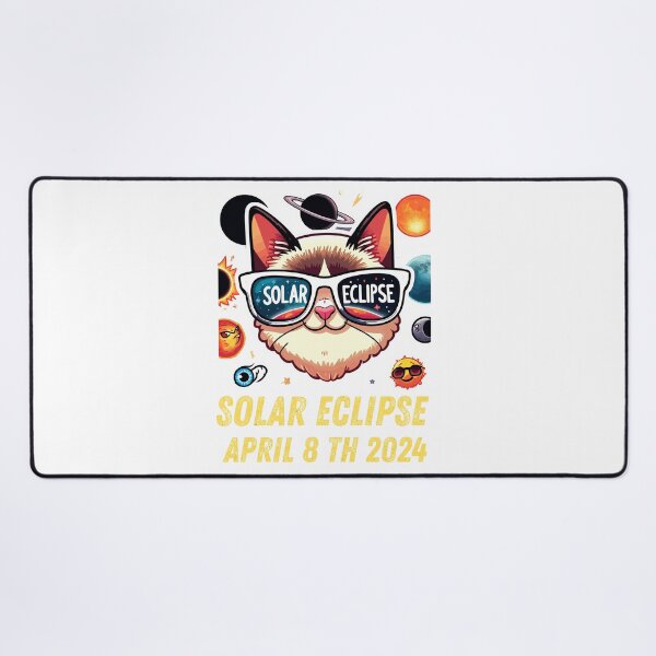 Item preview, View Totality April 8 2024 Astronomy Cat Lover Solar Eclipse designed and sold by BOUCHERIT amine.
