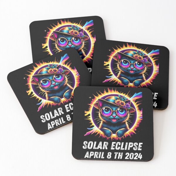 Item preview, View Totality April 8 2024 Astronomy Cat Lover Solar Eclipse designed and sold by BOUCHERIT amine.