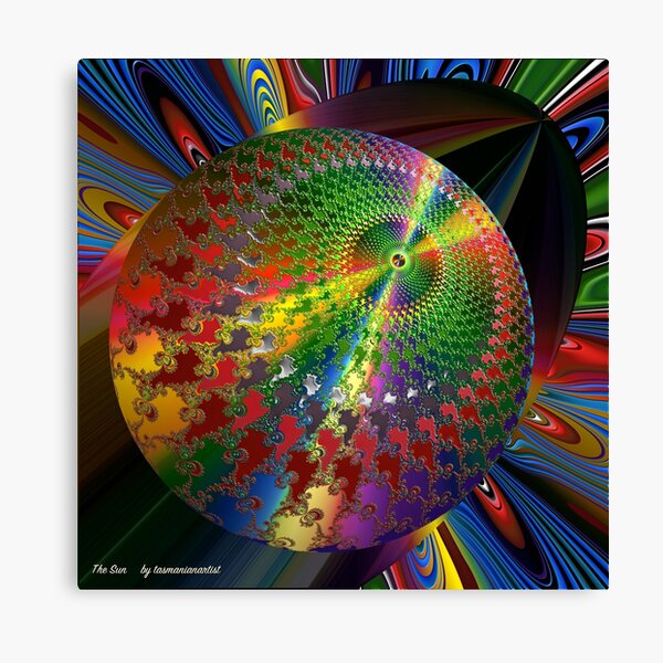 D1G1TAL-M00DZ ~ GALLIMAUFRY ~ The Sun by tasmanianartist Canvas Print