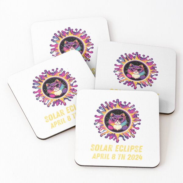 Item preview, View Totality April 8 2024 Astronomy Cat Lover Solar Eclipse designed and sold by BOUCHERIT amine.