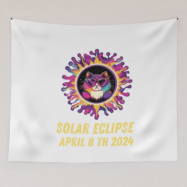 Item preview, View Totality April 8 2024 Astronomy Cat Lover Solar Eclipse designed and sold by BOUCHERIT amine.