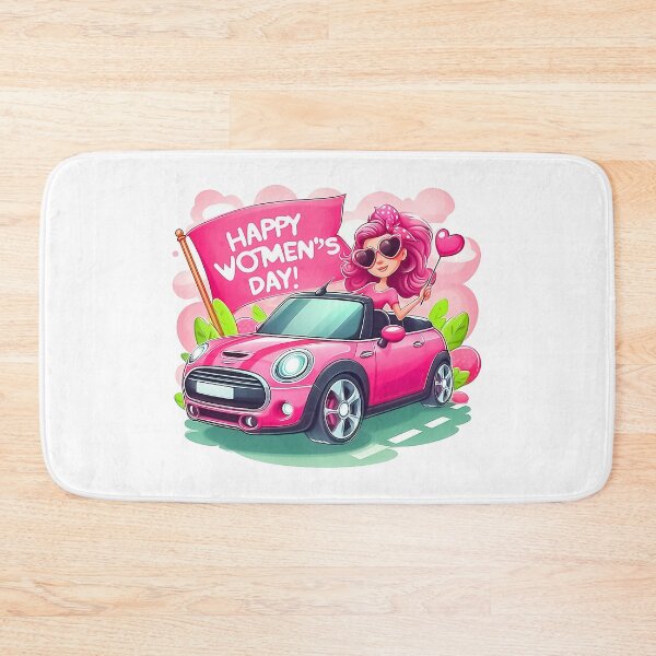 Item preview, Woman's Day - Pink Car designed and sold by Horizon Illustration Motor Company.