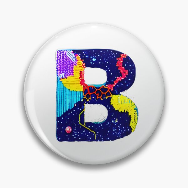 Artikelvorschau, Buchstabe B, Monogramm. Typografie-Collage. ABC-Kunst. Geschenk entworfen und verkauft von Minibubb.