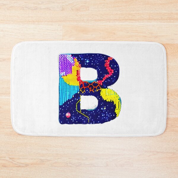 Item preview, letter B, monogram. typography collage. ABC art. gift designed and sold by Minibubb.