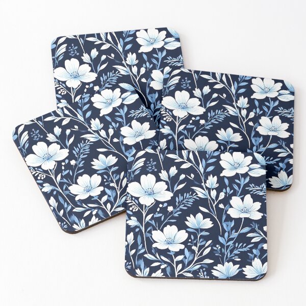 Item preview, White Flower Pattern designed and sold by Doguldo.