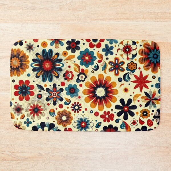 Item preview, Retro flower and abstract design 1980 designed and sold by Blessinger77.