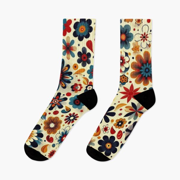 Item preview, Retro flower and abstract design 1980 designed and sold by Blessinger77.