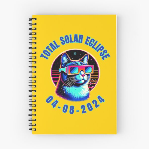 Item preview, Cat Wearing Solar Eclipse Glasses  designed and sold by WoodburyLake.