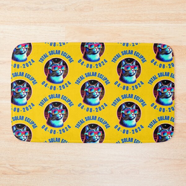 Item preview, Cat Wearing Solar Eclipse Glasses  designed and sold by WoodburyLake.