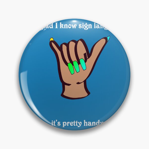 Item preview, Hand Sign pun designed and sold by Eroomally.