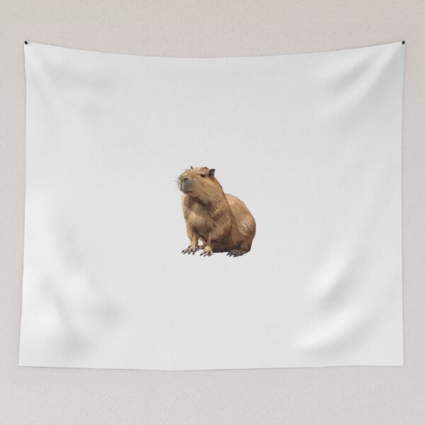 Item preview, Majestic Capybara in Natural Pose designed and sold by NatureSyllabus.