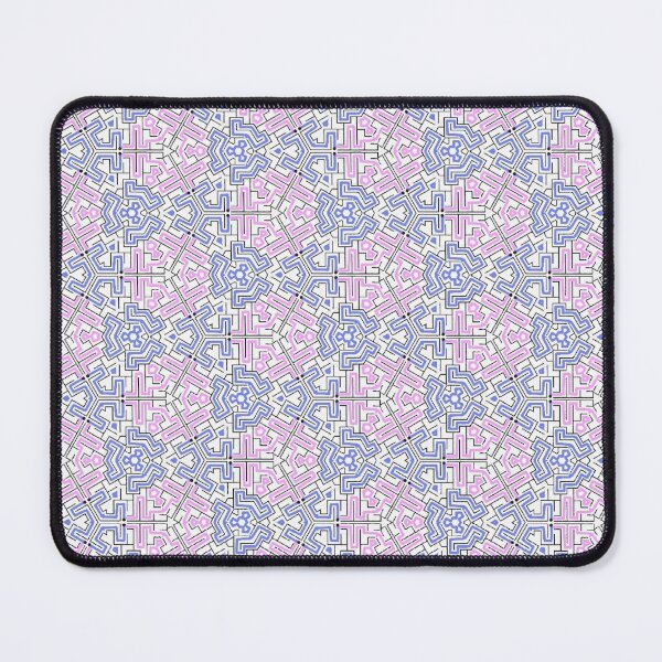 Item preview, blue and pink tessellations  designed and sold by ritusdesigns.
