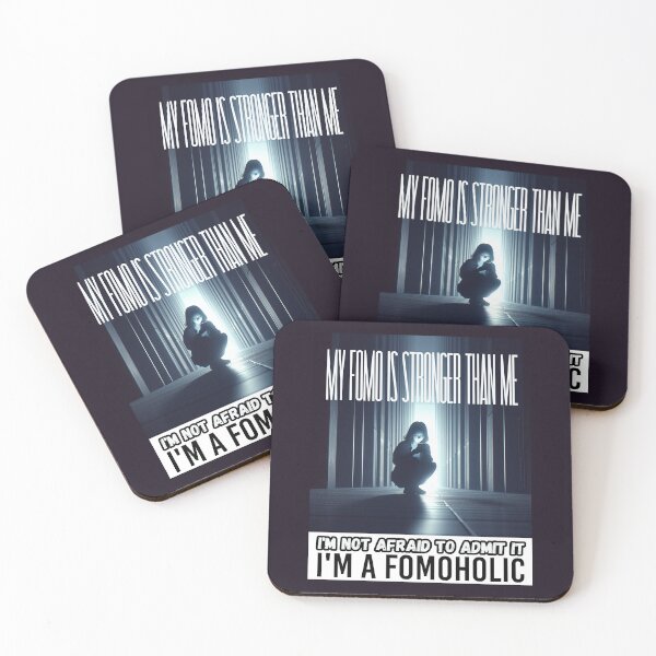 Item preview, My FOMO is Stronger Than Me - Urban Smartphone Vigilance in Black, White, and Gray designed and sold by SplashTastic.